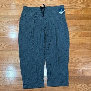 Harbor Bay lounge/pajama pants grey w/pattern - XXL